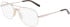 Marchon NYC M-9010-55 glasses in Shiny Gold