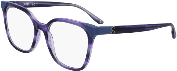 Skaga SK2893 MORA glasses in Striped Grey Lilac