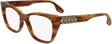 Victoria Beckham VB2662 glasses in Striped Blonde Havana