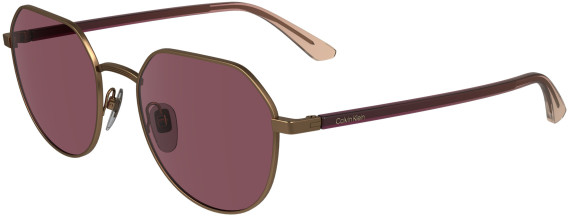 Calvin Klein CK23125S sunglasses in Matte Amber Gold