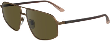 Calvin Klein CK23126S sunglasses in Matte Amber Gold
