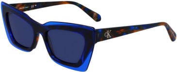 Calvin Klein Jeans CKJ23656S sunglasses in Havana Blue Brown