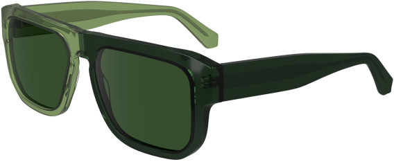Calvin Klein Jeans CKJ24607S sunglasses in Green/Dark Green