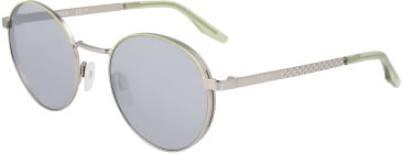 Converse CV107S FOXING II sunglasses in Satin Silver/Vitality Green