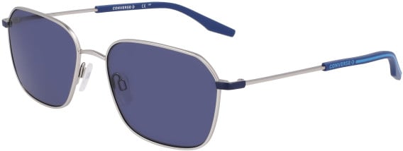 Converse CV108S ACCELERATE sunglasses in Satin Silver/Navy