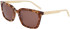 DKNY DK546S sunglasses in Iridescent Honey Tortoise