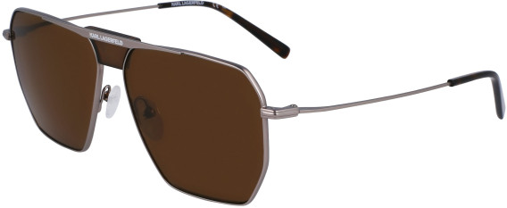 Karl Lagerfeld KL350S sunglasses in Matte Silver