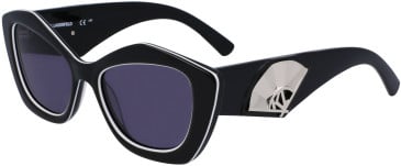Karl Lagerfeld KL6127S sunglasses in Black/White