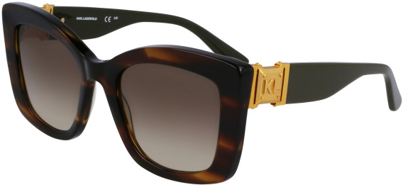 Karl Lagerfeld KL6139S sunglasses in Striped Brown