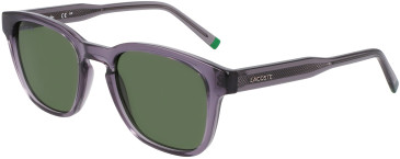 Lacoste L6026S sunglasses in Transparent Grey