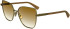 Lanvin LNV132S sunglasses in Gold/Caramel