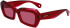 Lanvin LNV662S sunglasses in Transparent Red/Pink