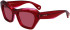 Lanvin LNV663S sunglasses in Transparent Red/Pink
