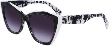 Liu Jo LJ784S sunglasses in Black/White