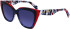 Liu Jo LJ784S sunglasses in Blue/Red