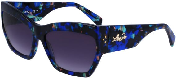 Liu Jo LJ785S sunglasses in Blue Azure Tortoise
