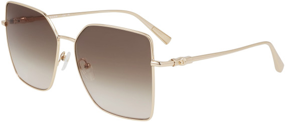 Longchamp LO173S sunglasses in Gold/Khaki