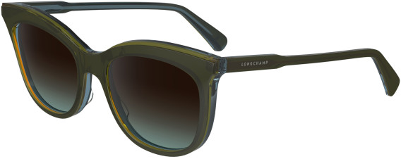 Longchamp LO738S sunglasses in Olive/Azure