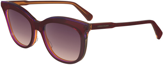 Longchamp LO738S sunglasses in Dark Rose/Peach