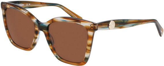 Longchamp LO742S sunglasses in Striped Brown/Petrol