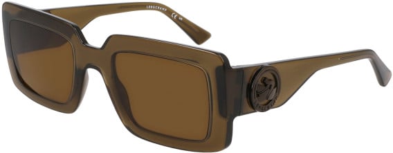 Longchamp LO743S sunglasses in Khaki