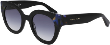 Longchamp LO750S sunglasses in Black/Blue Havana