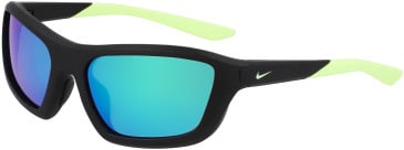 Nike NIKE BRAZER M FV2401 sunglasses in Matte Black/Green