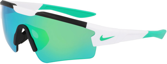 Nike NIKE CLOAK EV24005 sunglasses in Matte White/Green