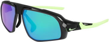 Nike NIKE FLYFREE M FV2391 sunglasses in Matte Black/Green