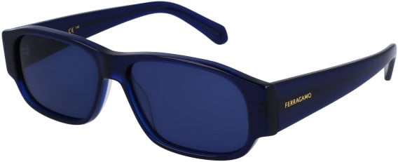 Salvatore Ferragamo SF1109S sunglasses in Transparent Blue