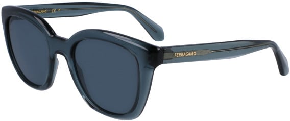Salvatore Ferragamo SF2000S sunglasses in Transparent Avio