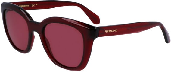 Salvatore Ferragamo SF2000S sunglasses in Transparent Red