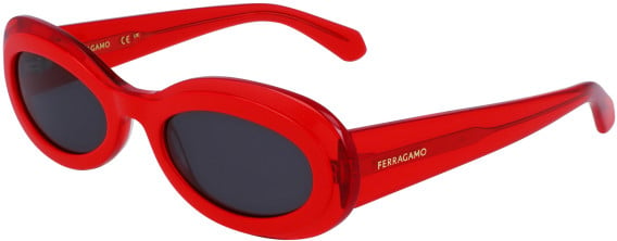 Salvatore Ferragamo SF2003S sunglasses in Transparent Red/Red