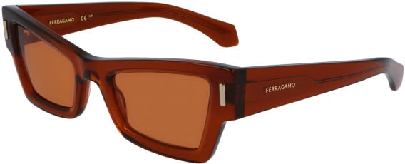 Salvatore Ferragamo SF2006S sunglasses in Transparent Brown