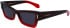 Salvatore Ferragamo SF2006S sunglasses in Transparent Dark Red