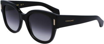 Salvatore Ferragamo SF2007S sunglasses in Black
