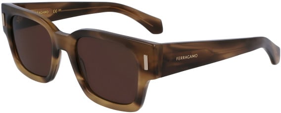 Salvatore Ferragamo SF2010S sunglasses in Striped Khaki