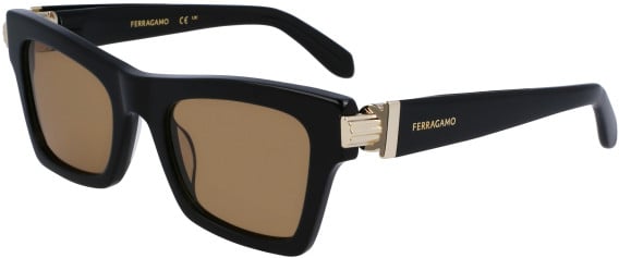 Salvatore Ferragamo SF2013S sunglasses in Black/Gold