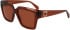 Salvatore Ferragamo SF2014S sunglasses in Transparent Brown
