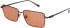 Salvatore Ferragamo SF309S sunglasses in Dark Gun/Orange