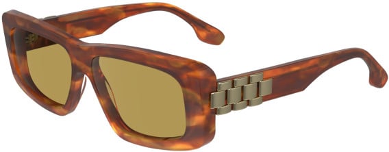 Victoria Beckham VB669S sunglasses in Striped Blonde Havana