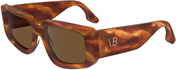Victoria Beckham VB670S sunglasses in Striped Blonde Havana