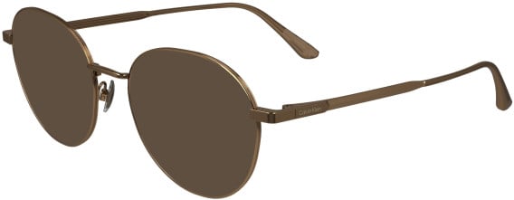 Calvin Klein CK24101-51 sunglasses in Amber Gold