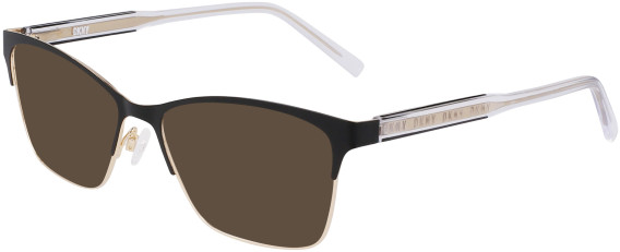 DKNY DK3008 sunglasses in Black/Gold