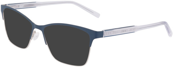 DKNY DK3008 sunglasses in Teal/Silver