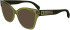 Karl Lagerfeld KL6150 sunglasses in Khaki