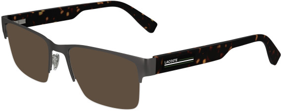Lacoste L2299 sunglasses in Matte Gunmetal