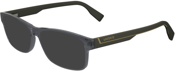 Lacoste L2707N-53 sunglasses in Transparent Grey