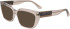 Lacoste L2934 sunglasses in Transparent Nude