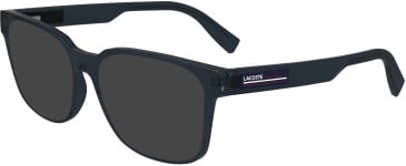 Lacoste L2947 sunglasses in Transparent Blue